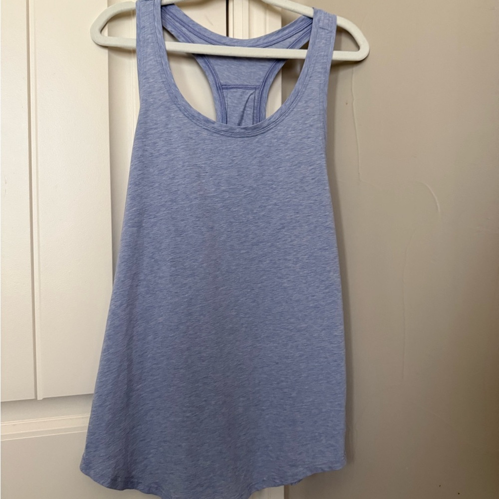 Lululemon Athletica Gray Backless Relaxed Tank Top